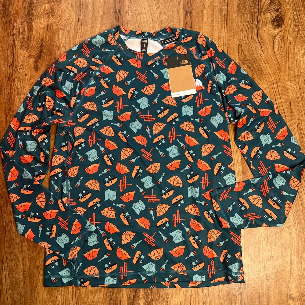 NWT The North Face Class V Water Top Longsleeve Sun Protection Size Small $60